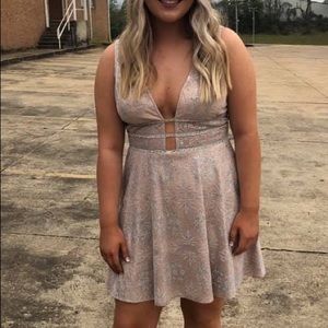 Prom Dress champagne party dress formal dress